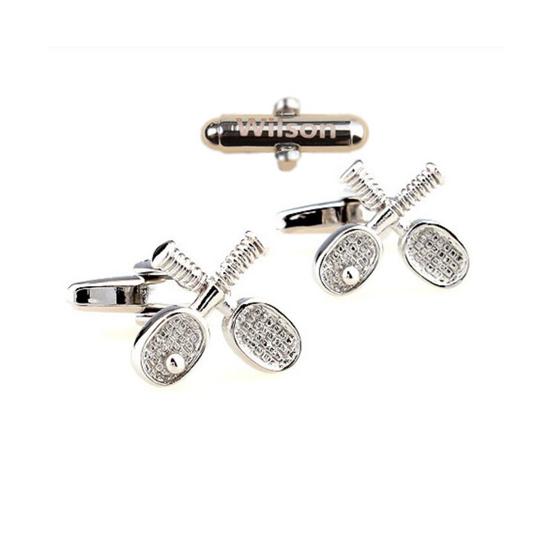 Gift Gifts for Him Sterling Silver Cufflinks Tennis Racket Cufflinks,Tennis Cufflinks Birthday Gift for Men Anniversary Wedding Gift