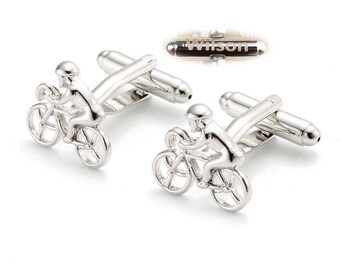bike cufflinks.personalized cufflinks.Engraved CuffLinks.cyclist gifts.Custom Monogram groomsmen gifts biking gifts for menAthlete Cufflinks