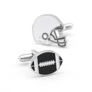 Personalized Name Cufflinks,Rugby Cufflinks,Wedding Cufflinks,Football cufflinks, Birthday wedding Cufflinks, ball fan gift, Sports Games