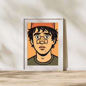 King Paimon in Riverdale — Peter from Hereditary Reimagined as Archie Comics Royalty | Horror Comedy Digital Print | Instant Download Art