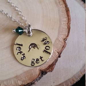 Let&#39;s get lost necklace