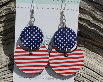 American flag dangles