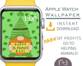 Apple Watch Wallpaper, St. Patrick’s Day Apple Watch Face, Shamrock Apple Watch Background, St. Patrick’s Day Apparel, Irish Apparel, Lucky