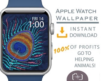 Apple Watch Wallpaper, Dog Mom Apple Watch Face, Watch Face for Apple Watch, Cover for Apple Watch Face, Dog Mom Gift, Mandala Design, Dog