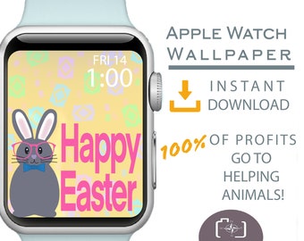 Apple Watch Wallpaper, Easter Apple Watch Face, Easter Apple Watch Background, Easter Apparel, Easter Decor, Easter Gifts for her and mom