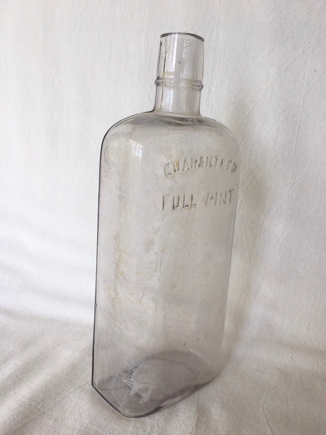 Guaranteed Full Pint Antique Liquor Bottle No 2 Collectible Etsy