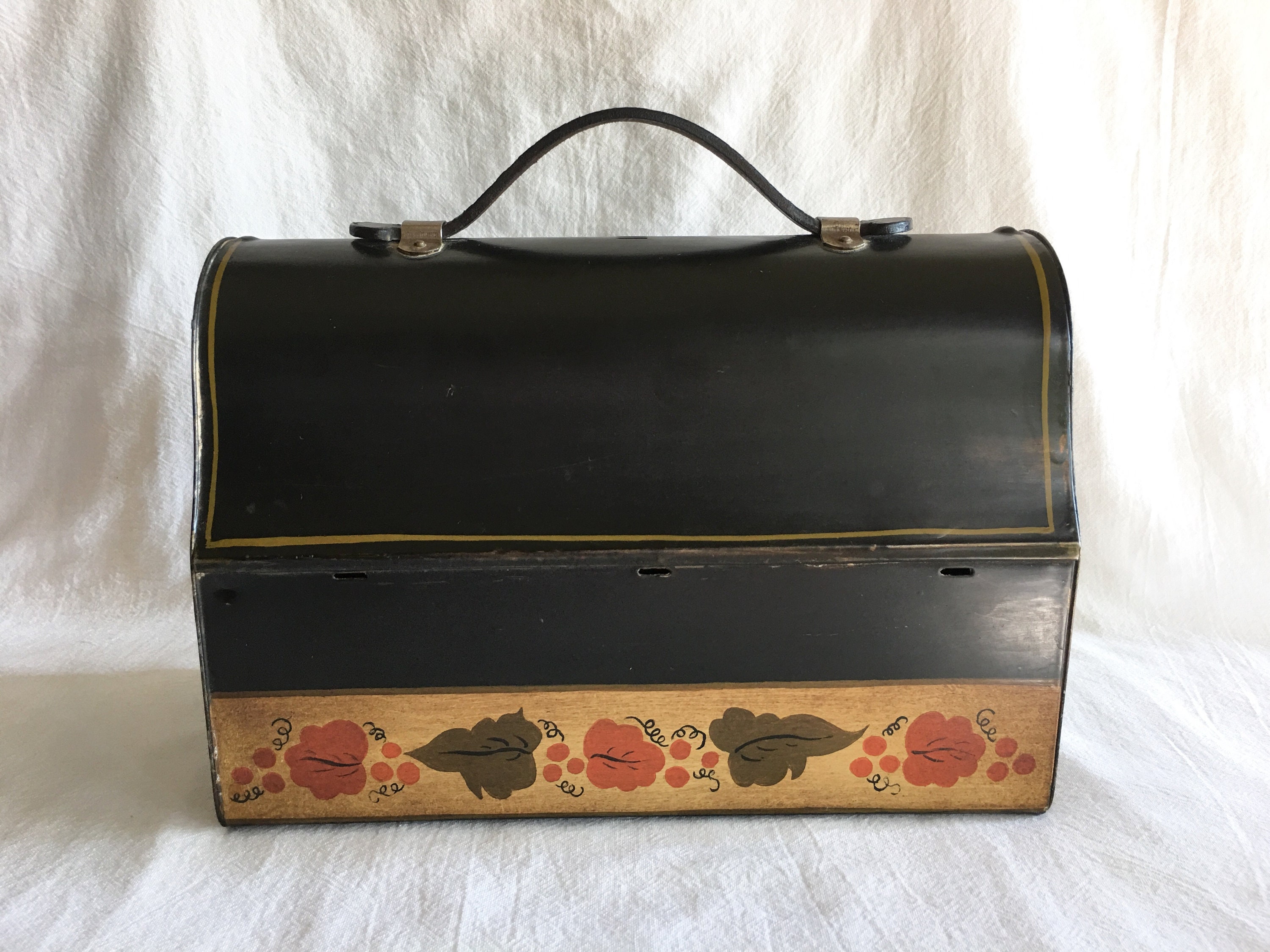 Universal Slide Out Lunchbox, Upcycled Metal Lunchbox, 1913 Style Universal Slide Out Lunchbox, Upcycled Metal Lunchbox, 1913 Style