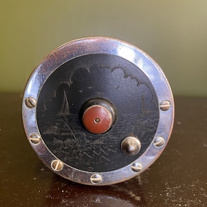 Vintage Penn Silver Beach Reel, Possibly 98, Pre-War