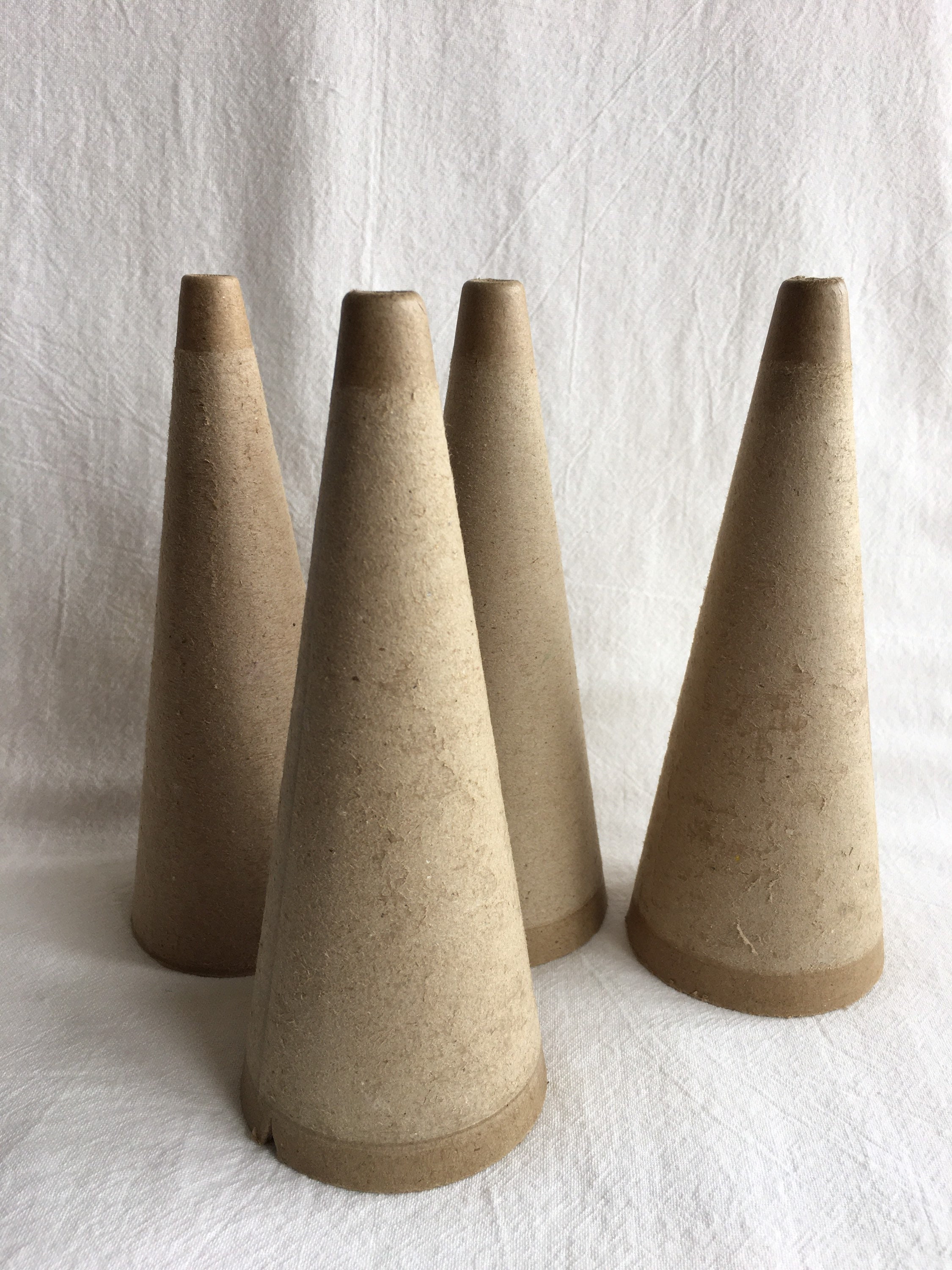 Extra Large Styrofoam Cones in Sets of Two, Two Sizes Height 30 Cm