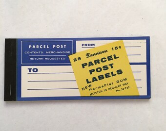 Parcel Post Label - Etsy