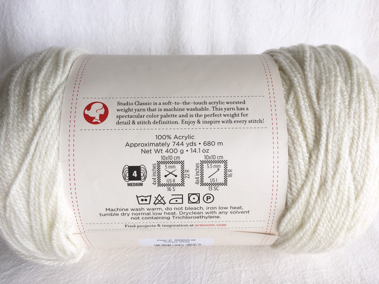 Antique White 100 Acrylic Yarn Studio Classic by Nicole Etsy
