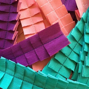 Paper Ruffles, Vintage Crepe Paper, Single Piece, Junk Journaling, Scrapbooking, Paper Crafts, Two Sided