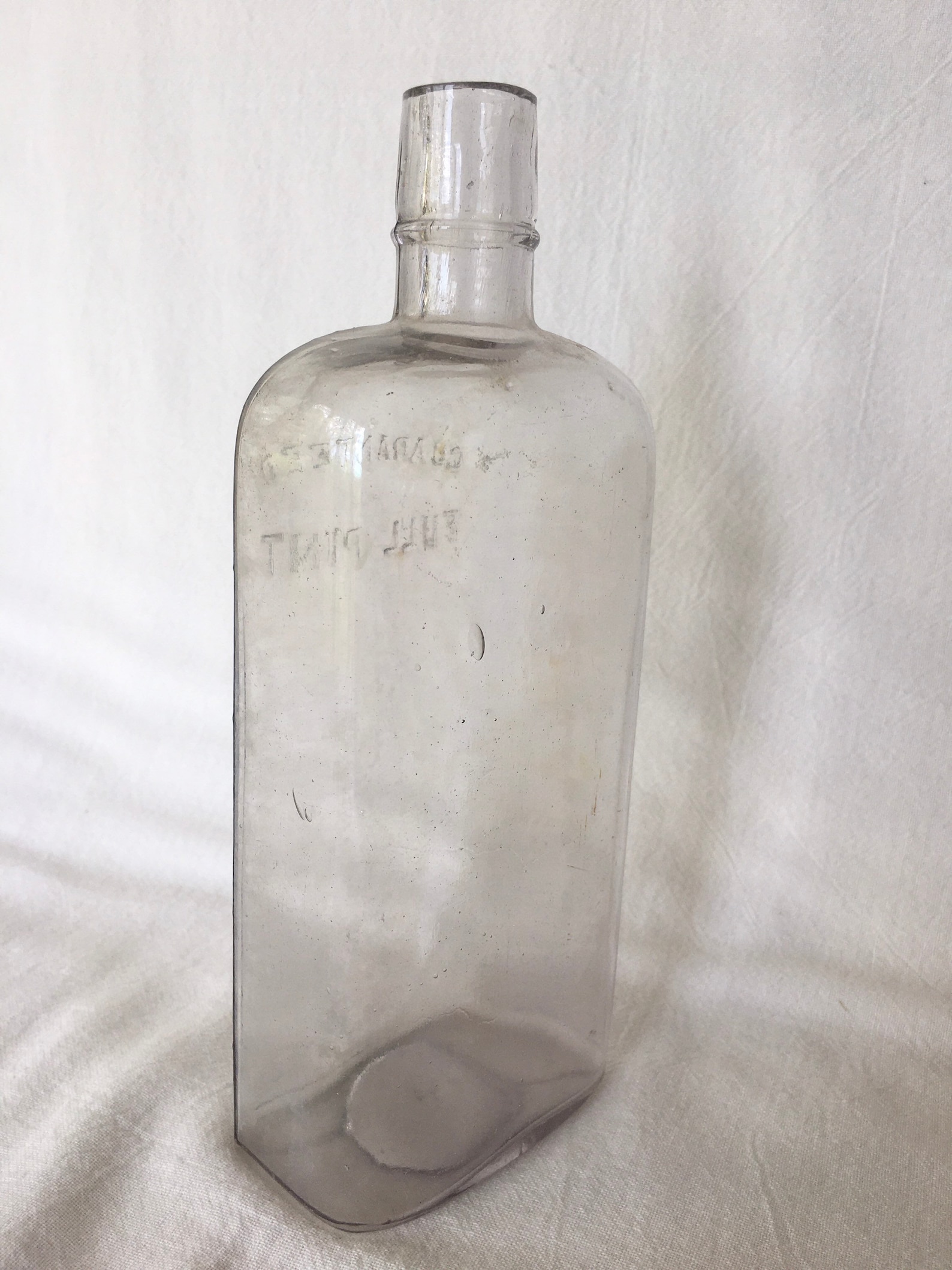 Guaranteed Full Pint Antique Liquor Bottle No 2 Collectible Etsy