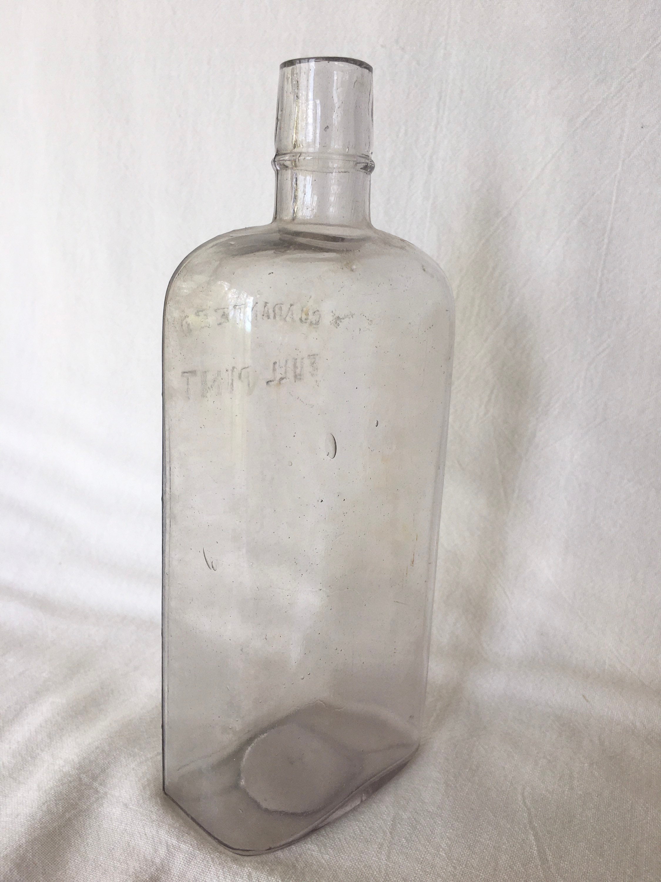 Guaranteed Full Pint Antique Liquor Bottle No 2 Collectible Etsy