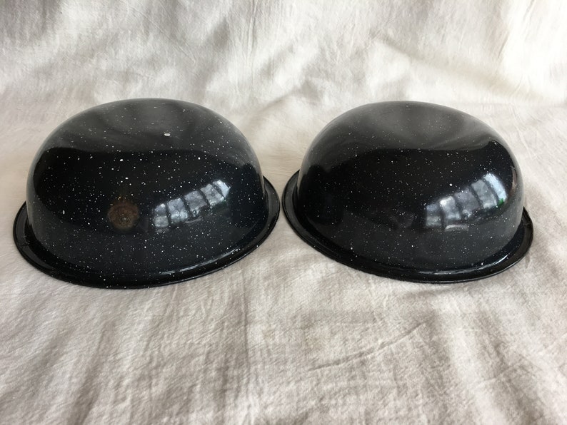 Enamelware Bowls for Soup Ice Cream Cereal Rustic Camping Etsy