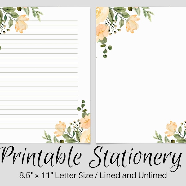 letter writing paper australia Flower PRINTABLE Stationary, PRINTABLE Stationery, Printable Writing Paper, Letter Writing Paper, Writing Set, Notepaper, Penpal, Memo Sheet