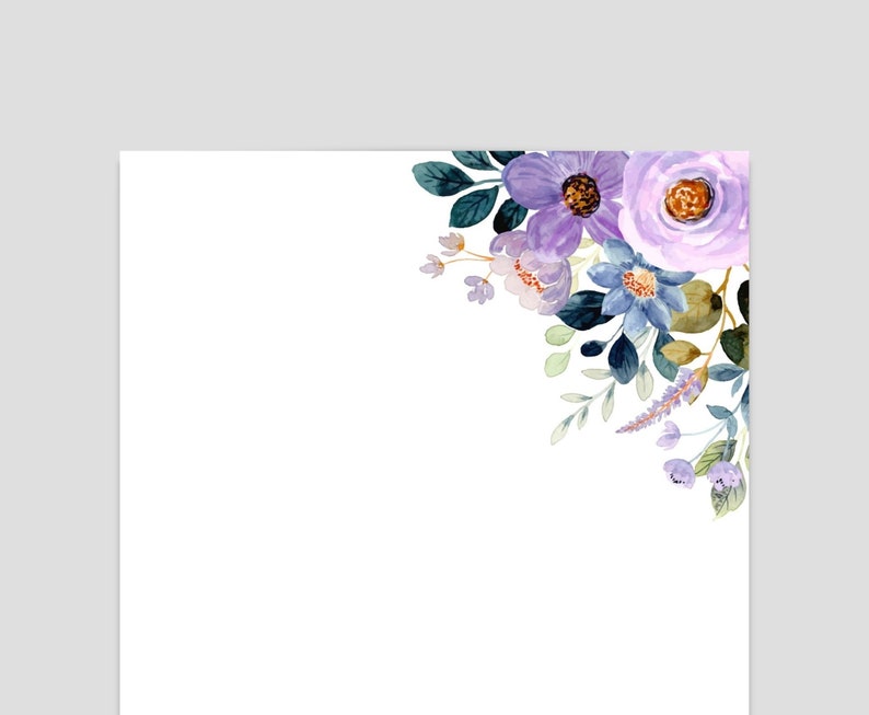 Printable Stationery Etsy