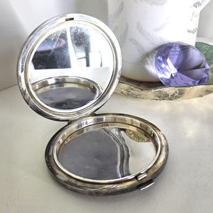 Vintage/Antique Sterling Silver Compact with Mirror
