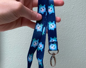 Lumalee Lanyard, Rosalina lumalee, Rosalina merch, Super Mario Bros, Mario Galaxy, Geeky lanyard, Comic Con Lanyard