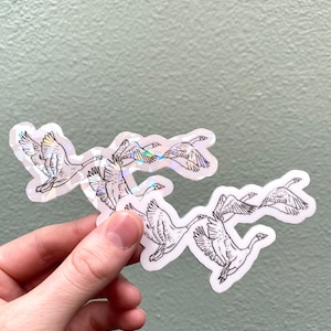 Flock of Geese Sticker