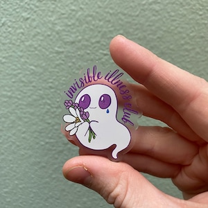 Invisible Illness Club acrylic pin