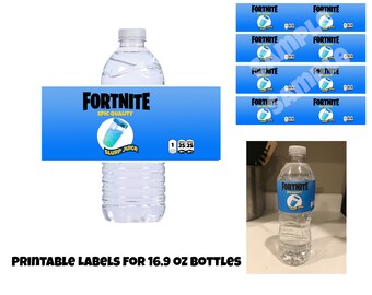 Printable Fortnite Slurp Juice Labels for 12 oz Gatorade | Etsy