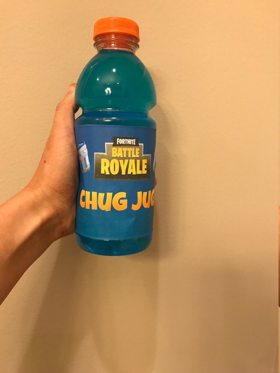 fortnite chug jug printable bottle labels etsy