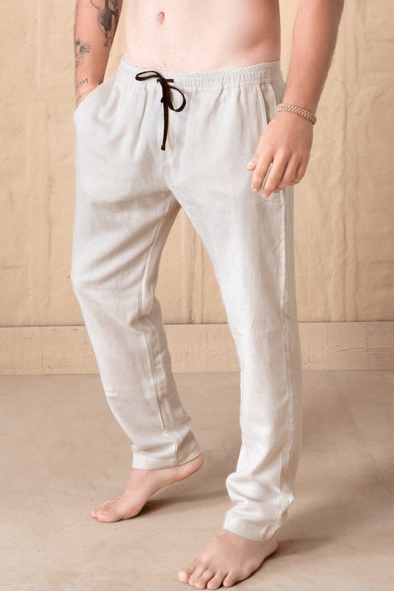 beach cotton pants