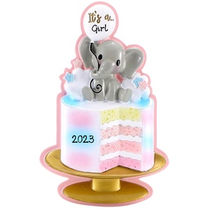 We&#39;re Expecting Baby Ornament – Couple’s Gender Reveal Having Baby Girl Pregnancy Announcement, Mom To Be Baby Shower Gift, Bun In The Oven
