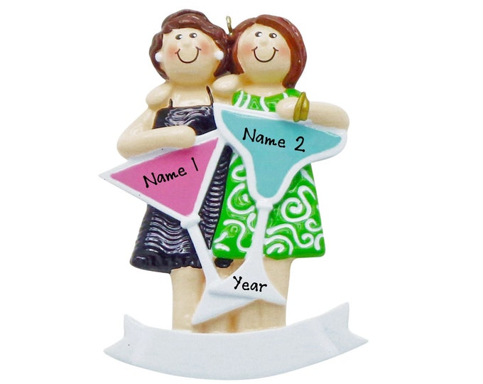 Best Friends Ornament - Ladies Night Out - Gift For Sisters  - Sisters Christmas Ornament - BFF Ornament, Sister Ornament Personalized 2025