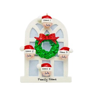 2024 Christmas Ornament - Our New Home Ornament - Family of 4 Christmas Ornament - Family Christmas Ornament - Personalized Keepsake Gift