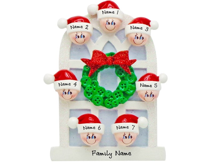 2024 Christmas Ornament - Our New Home Ornament - Family of 7 Christmas Ornament - Family Christmas Ornament - Personalized Keepsake Gift