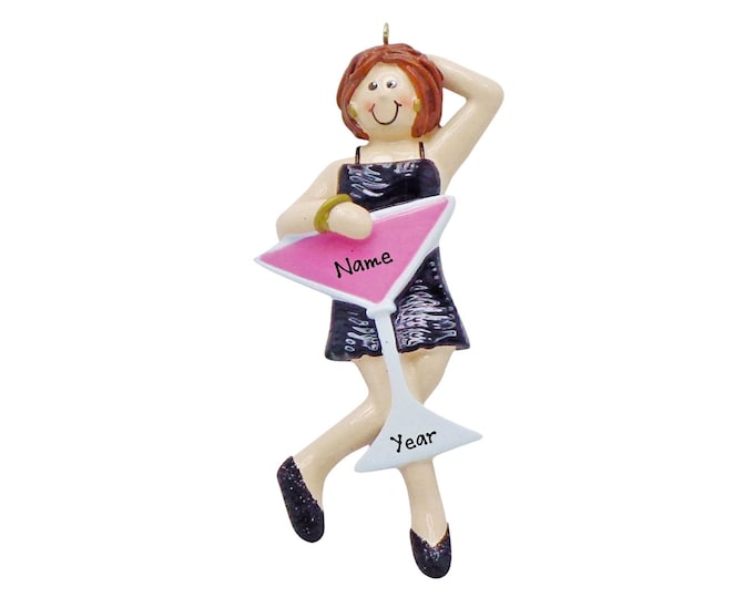 Girls Night Out Ornament - Best Friend Christmas Ornament - Holiday Gift Idea - Ornament With Name - Personalized Christmas Ornament - BFF