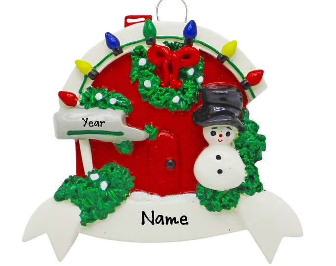 New Home Ornament - Custom Home Ornament - Housewarming Gift - Our First New House Christmas Ornament, Personalized Gift From Realtor