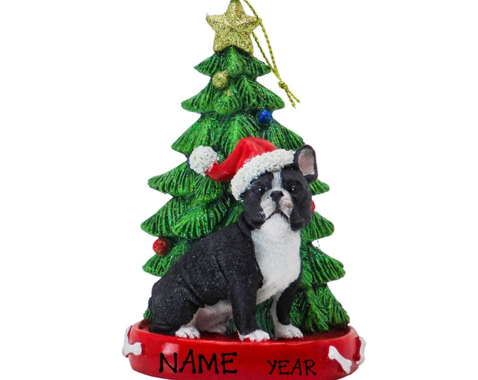 French Bulldog Personalized Christmas Ornament - Dog Memorial Ornament - Memorial Gift For Pet Lovers, 2025 Personalized Family Dog Ornament