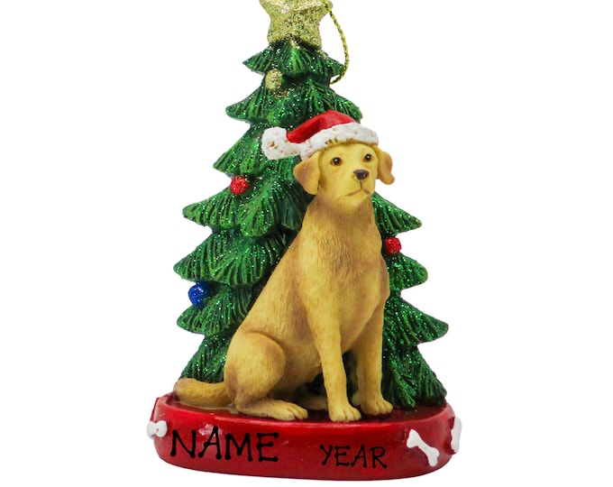 Labrador Personalized Christmas Ornament - Dog Memorial Ornament - Memorial Gift For Pet Lovers - 2025 Personalized Family Dog Ornament