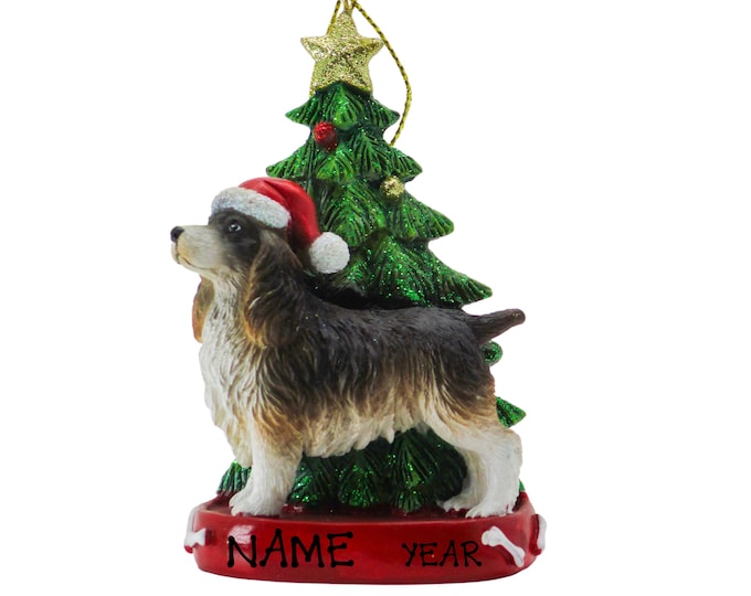 English Spring Spaniel Personalized Christmas Ornament - Dog Memorial Ornament - Memorial Gift For Pet Lovers 2025 Personalized Dog Ornament