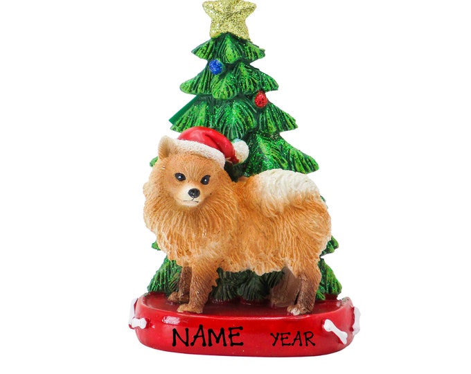 Pomeranian Personalized Christmas Ornament - Dog Memorial Ornament - Memorial Gift For Pet Lovers - 2025 Personalized Family Dog Ornament