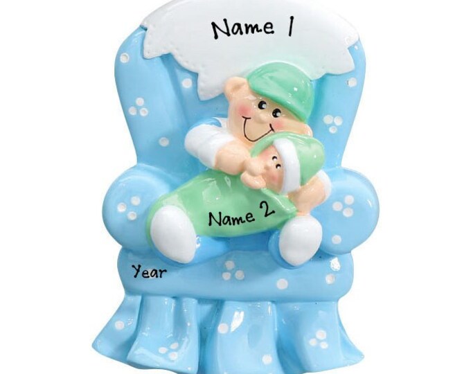 Big Brother Ornament - Big Brother Christmas Ornament - Baby Brother Ornament With Name -Gift For Little Boy - Toddler Christmas Ornament