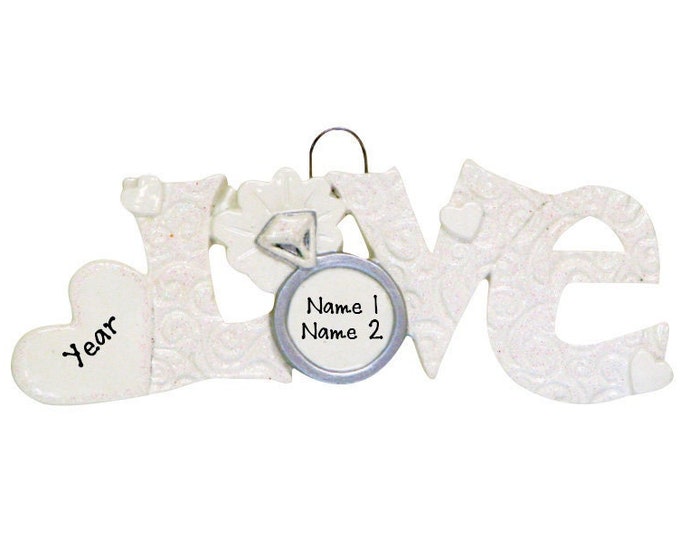 Engaged Gift - She Said Yes Sign, Engagement Tags, Love Ornament, Custom Ornament, New Engagement, Marriage Proposal, Engaged Decor