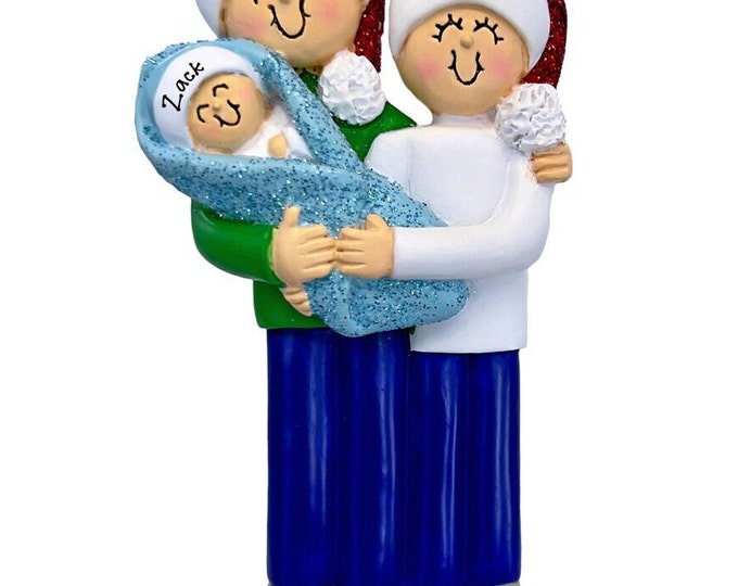 2024 Personalized It's A Baby Christmas Ornament - New Baby Boy Arrival - New Family Christmas Ornament, New Parents Gift, Baby Shower Gift