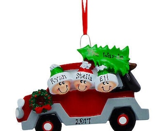 Airplane Ornament Family Road Trip Ornament Personalized Family Ornament Personalized Christmas Ornament European Road Trip Ornament RyElle
