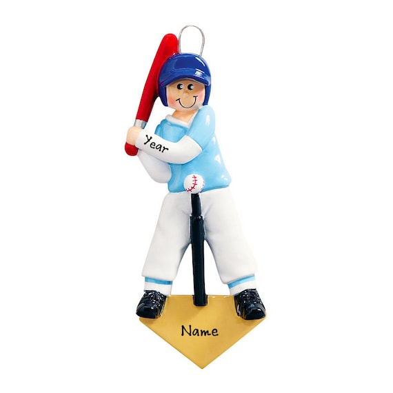 Tee Ball Ornament - Tee Ball Boy Player - Baseball Player Ornament - Tee Ball Christmas Ornament - Personalized Boy Tee Ball Player Gifts
