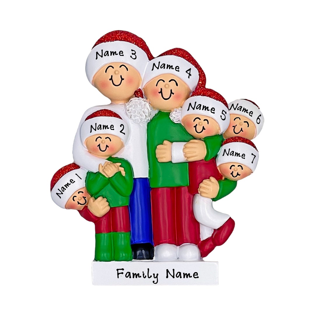 Personalized Grandparents Ornament 2023 Our 5 Grandkids, Family