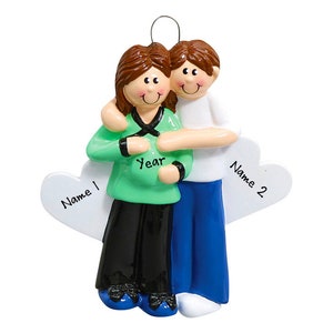 Personalized Couple Expecting Baby - We&#39;re Expecting Ornament - Proud New Parents Ornament - Personalized Christmas Ornament - Baby Gift