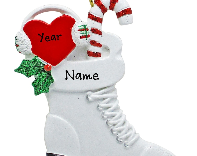 Ice Skater Ornament - Personalized Ice Skaters Christmas Ornament - Figurer Skater Ornament - Holiday Ornament With Name - Sports Ornament
