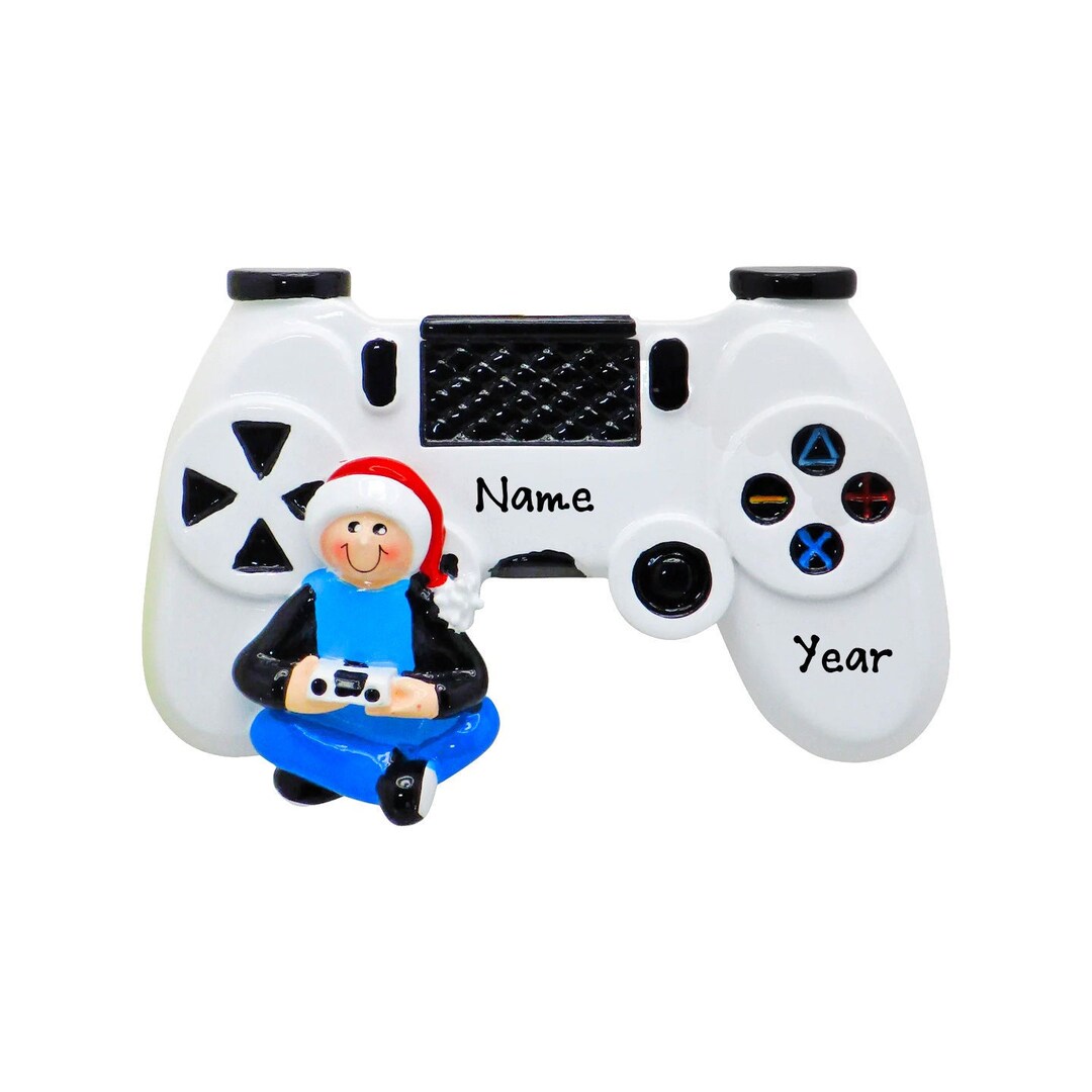Personalized Video Game Ornament, Gamer Ornament, Video Gamer