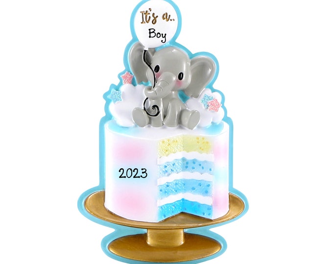 We're Expecting Baby Ornament – Couple’s Gender Reveal Having A Baby Boy Pregnancy Announcement, Mom To Be Baby Shower Gift, Bun In The Oven