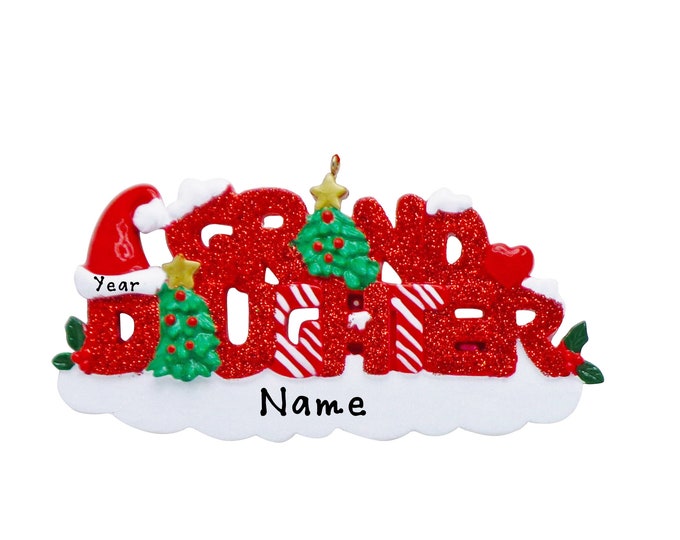 Granddaughter Christmas Ornament - Granddaughter's First Christmas Ornament - Gift For Granddaughter - Personalized Christmas Ornament Name