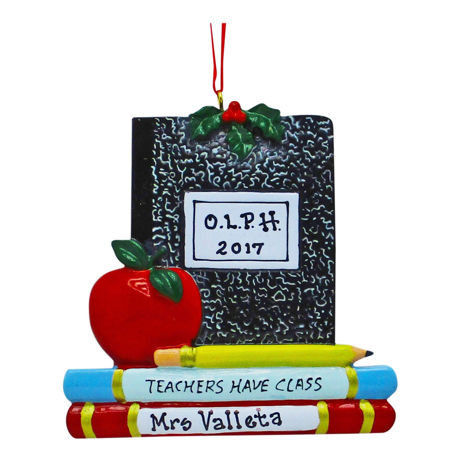 Teacher Ornament / Personalized Elementary School Teacher Etsy